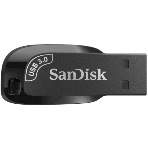 Флешка USB SanDisk Ultra Shift (SDCZ4A64G-F46), 64GB, USB 3.0, R/W 100/45, черный, фото 1