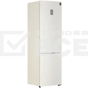 Холодильник Samsung RB37A5470EL/WT бежевый двухкамерный 269/98л морозилка снизу, No Frost