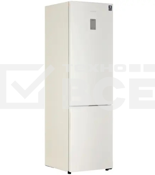 Холодильник Samsung RB37A5470EL/WT бежевый двухкамерный 269/98л морозилка снизу, No Frost