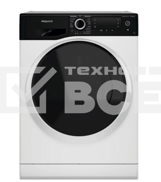 Стиральная машина Hotpoint NSD8249ZDAVERU белый, загр. фронтальная макс.: 8 кг 1200 об/мин класс: А