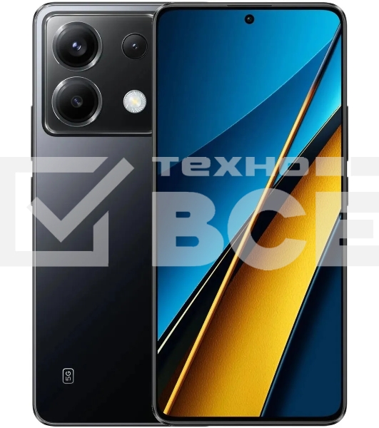 Смартфон POCO X6 5G, 12/256Gb, черный