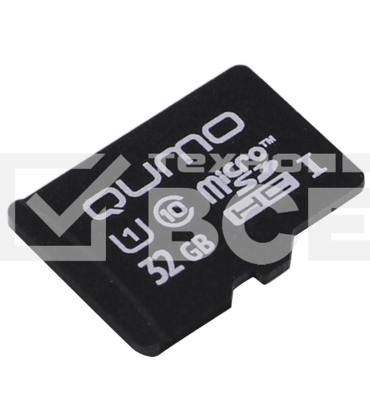 Флеш карта MicroSDHC 32GB QUMO Class 10 UHS I no adp