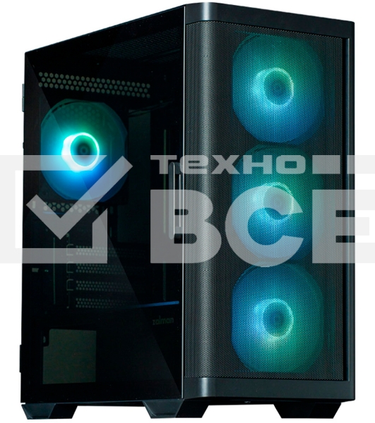 Компьютерный корпус ZALMAN M4, MATX, BLACK, WINDOW, 1xCombo (3.5'' or 2.5''), 1x3.5