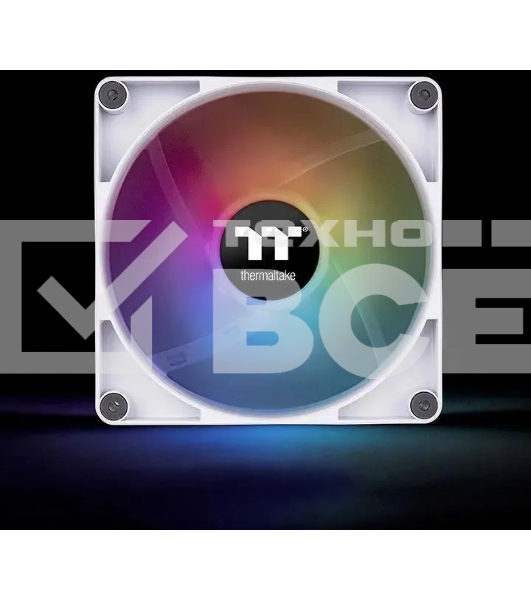 Вентилятор Thermaltake CT120 Sync ARGB белый 4-pin 25.8dB Ret (CL-F153-PL12SW-A)
