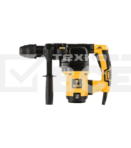 Перфоратор электрический Denzel RHV-1050-38-max SDS-max 1050 Вт 10 Дж 2 плюс 1 реж 26620