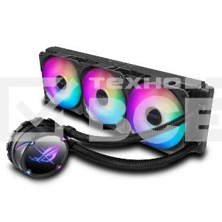 Жидкостная система охлаждения ASUS ROG STRIX LC II 360 ARGB 90RC00F1-M0UAY4 черный 120мм алюминий+медь 37,6db 4-pin