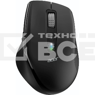 Мышь беспроводная Acer OMR406 черный, 4800 dpi, радиоканал, Bluetooth, USB, кнопки - 8