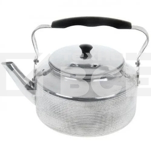 Чайник для плиты Москва 2 л, алюм. полиров. (в уп. 4 шт)