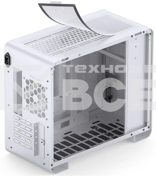 Корпус без блока питания JONSBO U4 Mini, Mini-Tower, TG, no fan, 1xUSB-A 3.0 + 1xUSB-C 3.2, mATX, mITX White