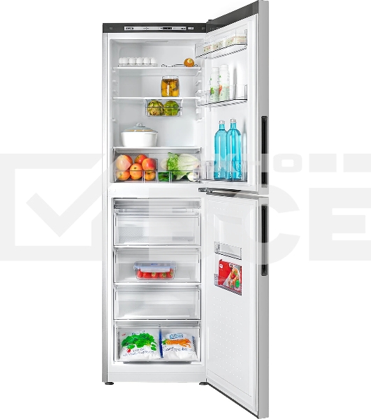 Холодильник Atlant ХМ 4623-181 серебристый двухкамерный 182/159л морозилка снизу