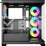 Компьютерный корпус Ocypus Gaммa C72 BK ARGB ATX/win/black/4 ARGB fans/no PSU/Tempered Glass, фото4