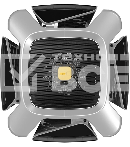 Компьютерный корпус без блока питания Geometric Future Model 2 The Ark, Midi-Tower, TG, no fans, 3xUSB-A 3.0, 1xUSB 3.2 Type-C, mATX, mITX Gray