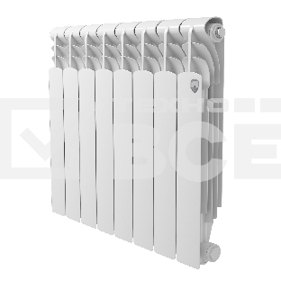 Радиатор алюминиевый Royal Thermo Revolution A 500 - 8 секц.