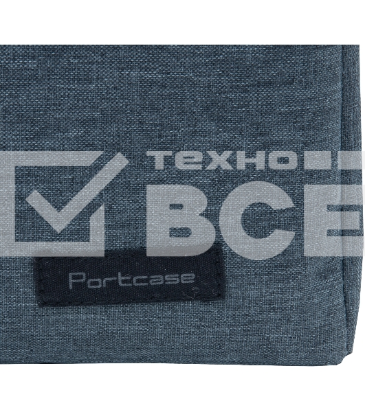Сумка для ноутбука 15.6' Portcase KCB-165 Grey серый нейлон/полиэстер