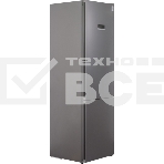 Холодильник Weissgauff CBN2WC2C2 INVERTER тёмно-серый двухкамерный 280/108л морозилка снизу, No Frost, фото2