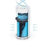 Очиститель воздуха Tion IQ-400 белый, 70 м², HEPA-фильтр H13, угольный фильтр, датчик PM2.5, управление со смартфона, фото2