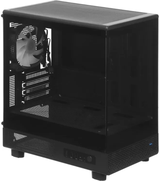 Корпус ACCORD ACC-ZM3B Black, Mini-Tower, чёрный, 1 x 120 мм
