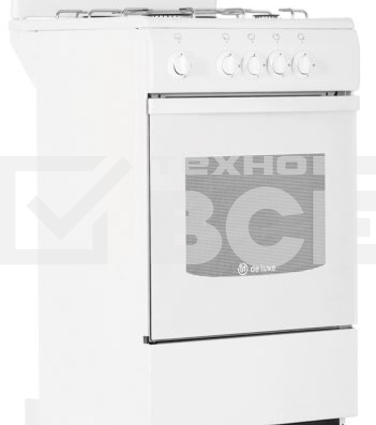 Плита газовая  De Luxe 5040.45 г (щ)-001 белый