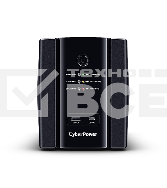 Источник бесперебойного питания CyberPower UT2200EG ИБП {Line-Interactive, Tower, 2200VA/1320W USB/RJ11/45/USB charger A/C (4 EURO) NEW, 12В/9 Ач х 1}