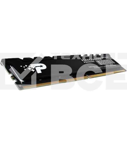 Оперативная память Patriot Signature Premium, DDR5, 8GB (1x8 GB), 5200 MHz, CL42, радиатор, черный