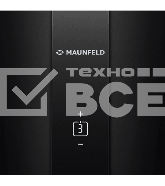 Вытяжка кухонная дизайнерская Maunfeld Lee Wall 35 Sensor черный