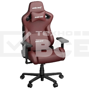 Кресло игровое Anda Seat Kaiser Frontier, цвет бордовый, размер M (90кг), материал ПВХ (модель AD12)