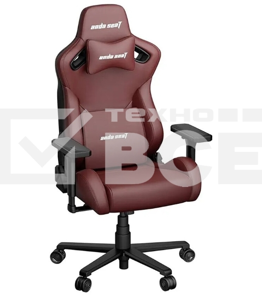 Кресло игровое Anda Seat Kaiser Frontier, цвет бордовый, размер M (90кг), материал ПВХ (модель AD12)
