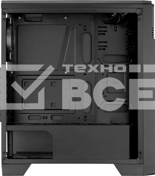 Компьютерный корпус Aerocool / Formula Ore Saturn FRGb-G-BK-v1 (2xUSB, 2xAudio, 0.5 мм,3x120 мм FAN, прозрачная стенка-закаленное стекло, ATX,