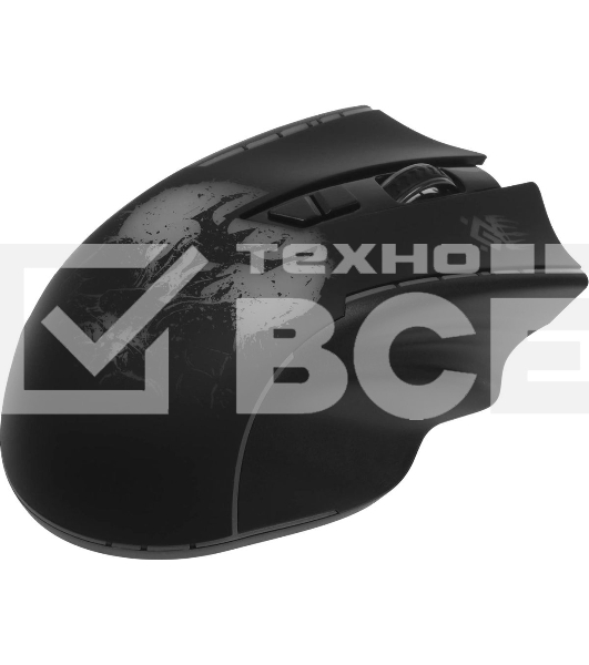 Мышь беспроводная Defender Kronos GM-695 черный, 1600 dpi, радиоканал, USB, кнопки - 7