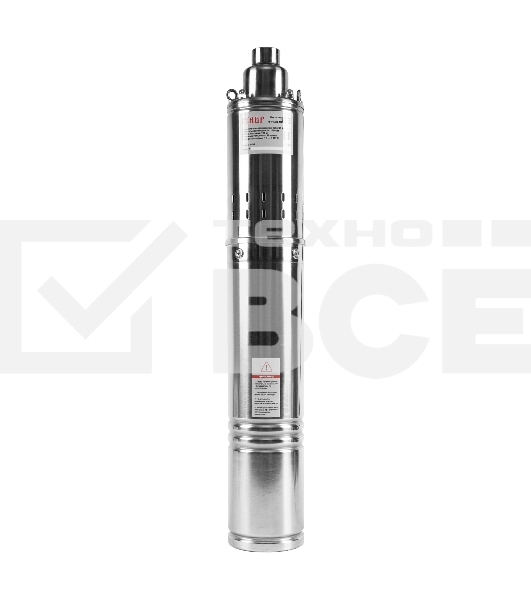 Насос скважинный винтовой 1000Вт, производительность 50л/мин, СТАВР 4-НСВ-105/1000, высота подъема 105м, давление 10.5 бар, глубина погружения 70м, максимальный размер частиц 2мм, внешний диаметр (с кожухом) 99мм, диаметр выходного патрубка G 1', длина ка
