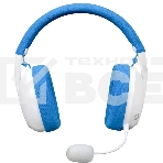 Гарнитура беспроводная игровая REDRAGON IRE PRO бело-синяя (USB, 2.4G, Bluetooth, 40 мм, 400 мА·ч), фото2