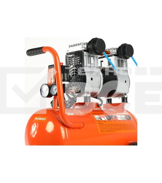 Компрессор поршневой безмасляный Patriot WO 24-220, 200 л/мин, 8 бар, 1250 Вт, 24 л, быстросъемный 1/4'