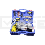 Компрессор поршневой Nova Bright АК-75 двухпоршневой, пластиковый кейс с инструментами 36448, фото5