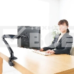 Кронштейн для мониторов Kromax OFFICE-8 черный, для LCD/LED мониторов 15'-32', нагрузка 2-8 кг, настольный, 6 ст свободы, VESA 100x100 мм, фото8