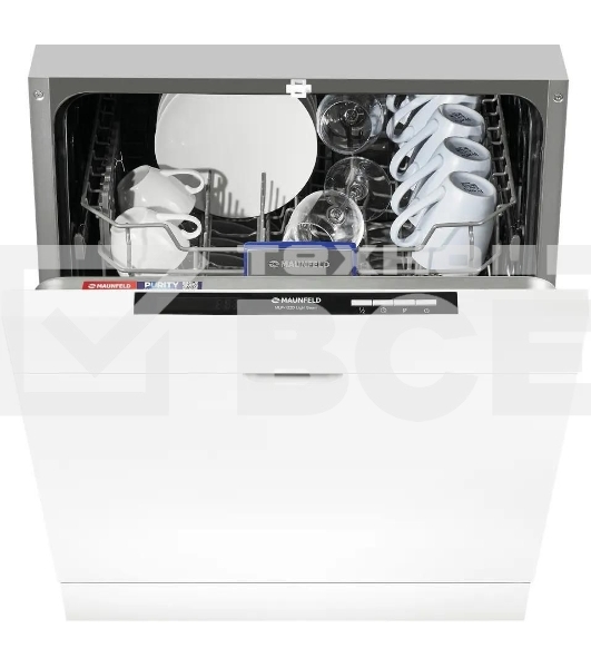 Встраиваемая посудомоечная машина Maunfeld MLP-122D Light Beam, серебристый, 59.8 см, 12 компл., 49 дБ, класс A++