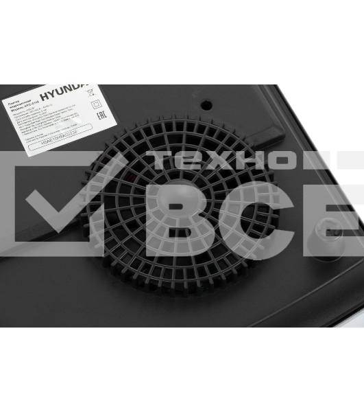 Плита настольная электрическая Hyundai HYC-0102 серебристый/черный стеклокерамика