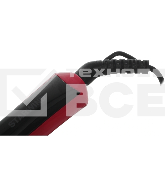 Щипцы для завивки волос Starwind SHE6610 розовый/черный, 10 мм, 180 °C, 1 режим