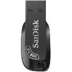 Флешка USB SanDisk Ultra Shift (SDCZ4A64G-F46), 64GB, USB 3.0, R/W 100/45, черный, фото2