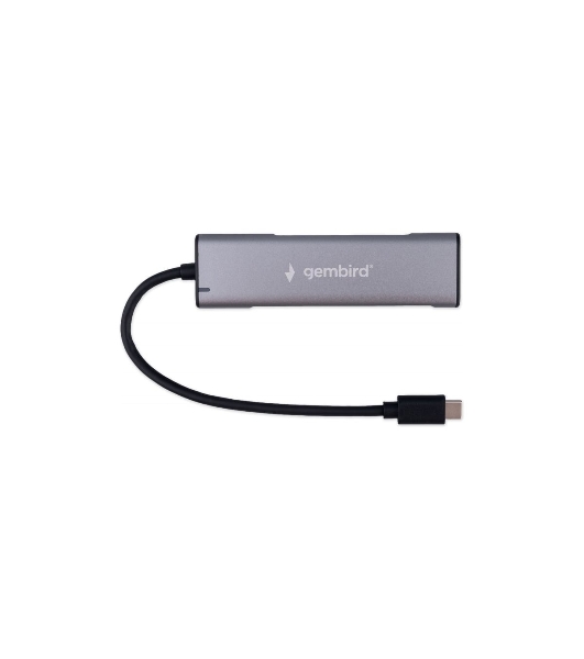 USB-концентратор Gembird UHB-U3P7-02, USB Type-C 3.1, 7хUSB, USB Type-C