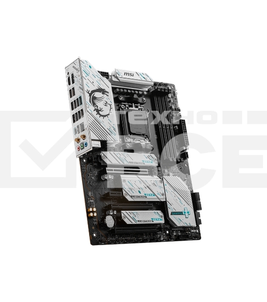 Материнская плата MSI X670E GAMING PLUS, AM5, AMD X670, 4xDDR5, 4xSATA, 4xM.2, 1xPCI-E 5.0 x16, 1xPCI-E 4.0 x4, 1xPCI-E 3.0 x1, 1xHDMI, 1xDP, 1x 2.5Gb LAN, 4xUSB-A 2.0, 4xUSB-A 3.2 Gen 1, 3xUSB-A 3.2 Gen 2, 1xUSB-C 3.2 Gen 2x2, 3x3.5 мм, 7.1, ATX
