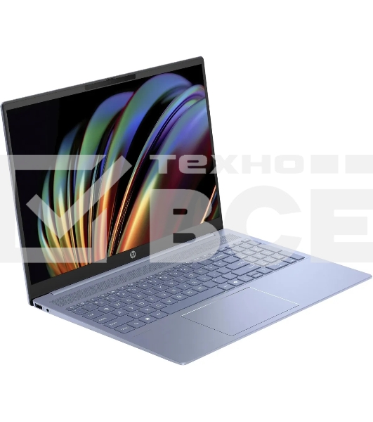 Ноутбук HP Pavilion 16-af0007ci Core Ultra 5 125U 16Gb SSD512Gb Intel Graphics 16' IPS WUXGA (1920x1200) Free DOS lt.blue WiFi BT Cam (A1AB4EA)