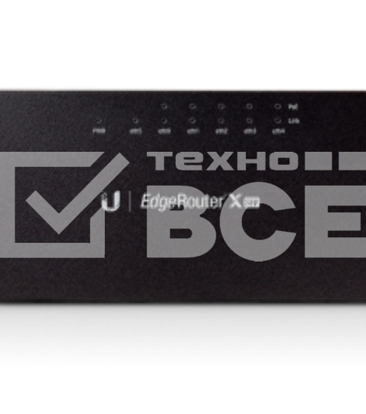 Сетевое оборудование UBIQUITI ER-X-SFP Маршрутизатор 5x Ethernet, 1x SFP, раздача PoE