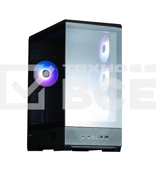 Компьютерный корпус ZALMAN P50 DS, ATX, BLACK, WINDOW, 2x3.5