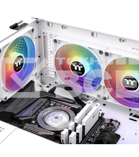 Вентилятор Thermaltake CT120 Sync ARGB белый 4-pin 25.8dB Ret (CL-F153-PL12SW-A)