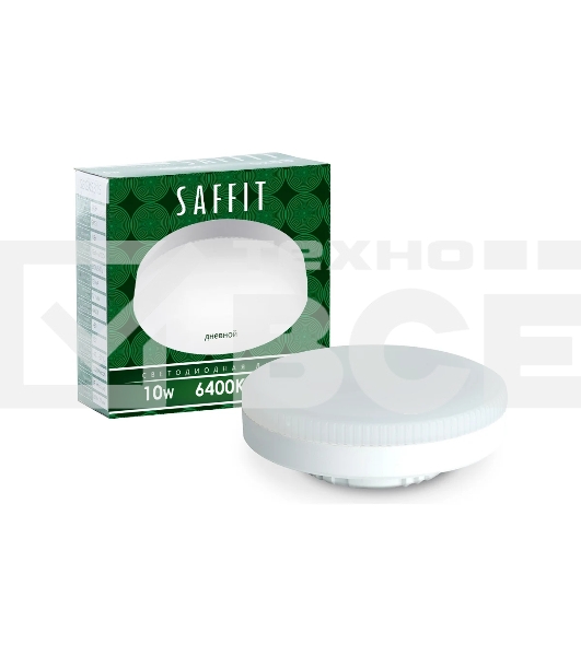 Лампа светодиодная SAFFIT SBGX5310 (55229) 10 вт GX53 дневной таблетка