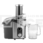 Соковыжималка Centek CT-1212 (черный/сталь) 1200Вт, 2 скор., стакан 1100 мл, горловина 75мм, фото4