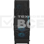 Компьютерный корпус без блока питания Fractal Design Pop Air RGb Cyan Core TG Clear Tint, Midi-Tower, 3x120мм RGb, 2xUSB-A 3.2 ATX, mATX, mITX черный/циан, фото11