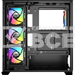 Компьютерный корпус Ocypus Gaммa C72 BK ARGB ATX/win/black/4 ARGB fans/no PSU/Tempered Glass, фото5