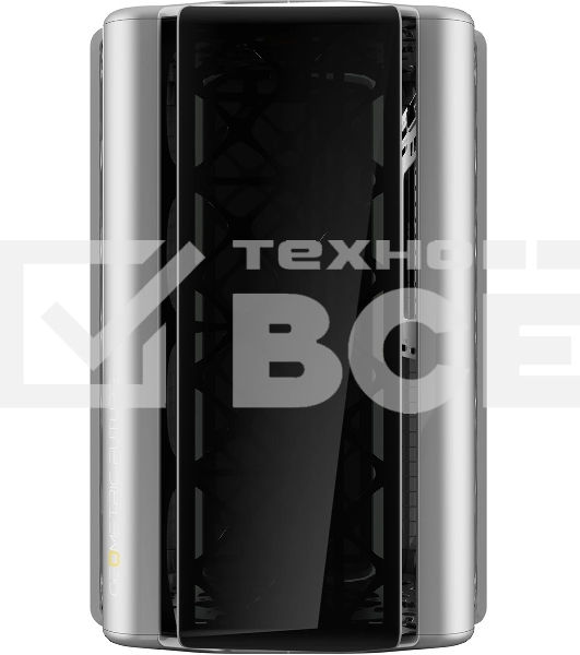 Компьютерный корпус без блока питания Geometric Future Model 2 The Ark, Midi-Tower, TG, no fans, 3xUSB-A 3.0, 1xUSB 3.2 Type-C, mATX, mITX Gray