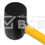 Киянка резиновая Denzel 450 г, черная, фибергласовая рукоятка c TPR покрытием, фото5